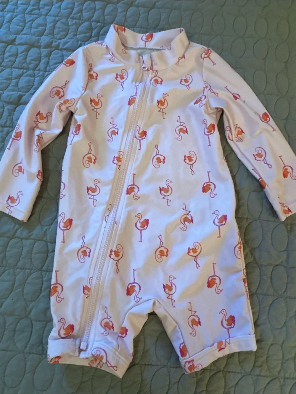 Set of 2 one piece swim suits 12 mos